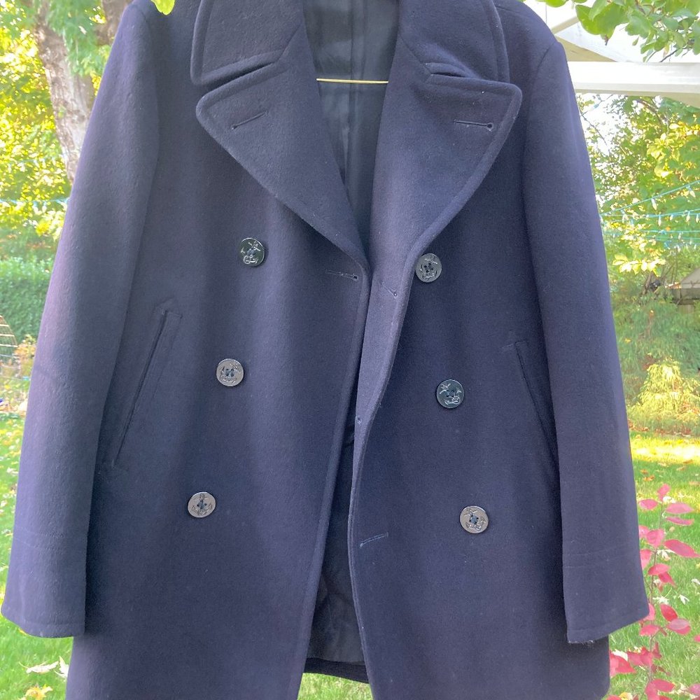 Vintage 1965 Navy Peacoat